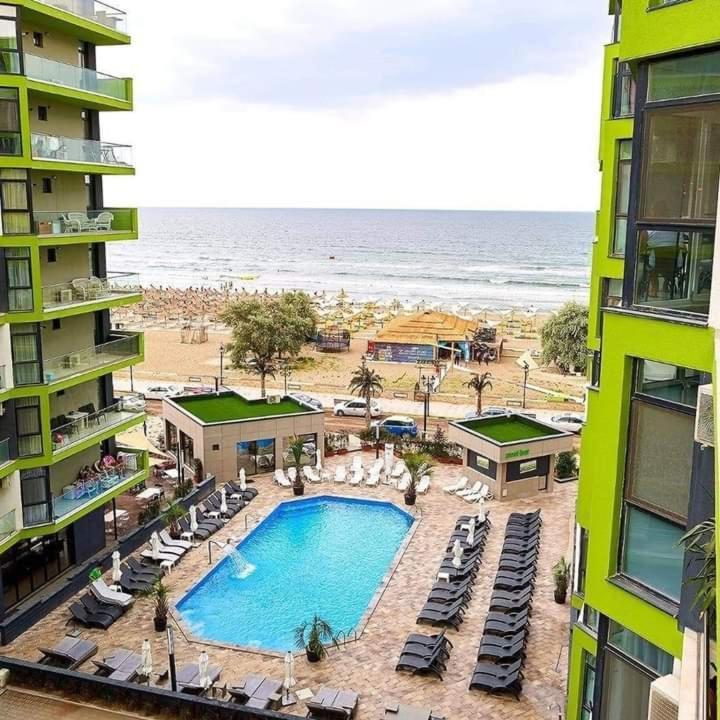 Alezzi Beach Resort Gorgeous Family Aparment Cu Piscina Năvodari Esterno foto
